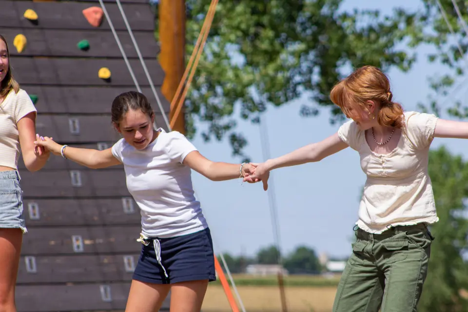 Ready for adventure? The Challenge Course combines climbing with trust and teamwork. Learn climbing basics, build confidence, and tackle fun challenges that keep you moving. Each day brings something 